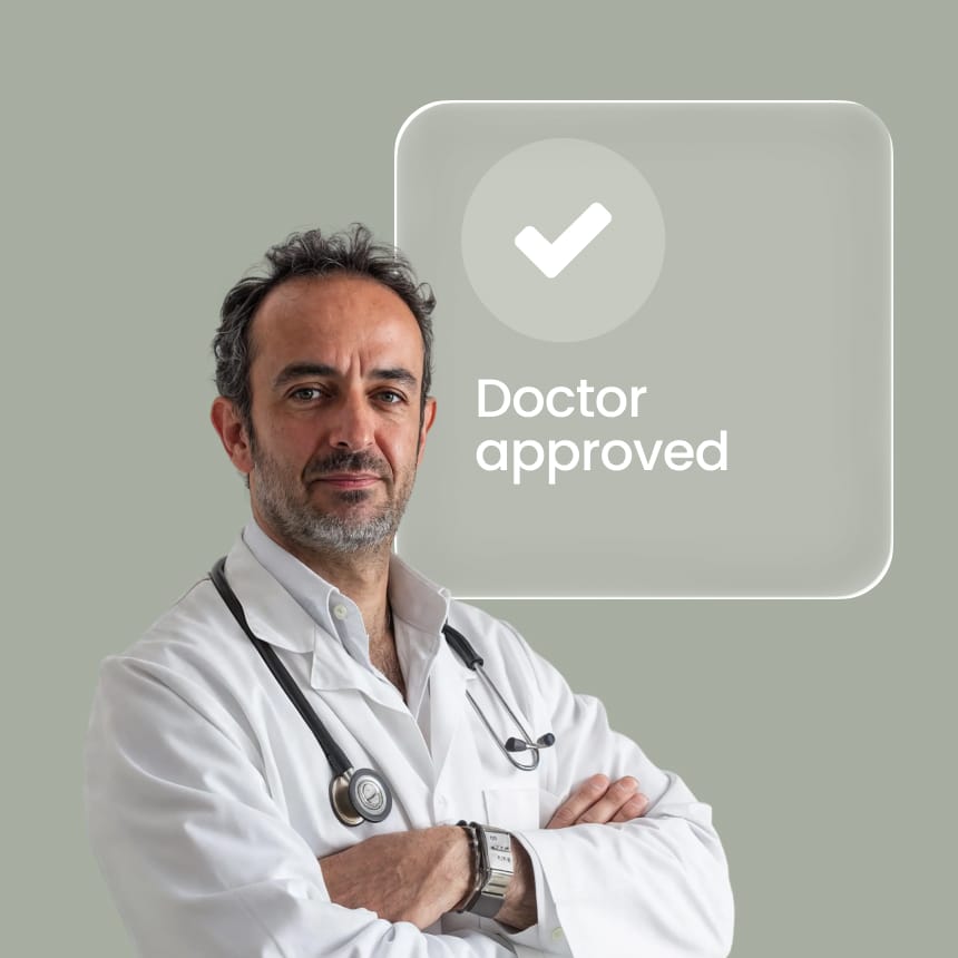 Medical provider reviewing patient information