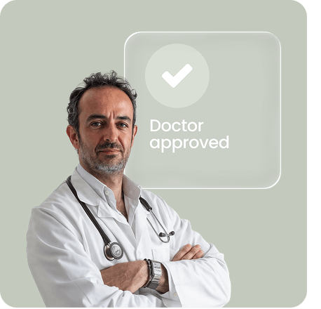 Medical provider reviewing patient information