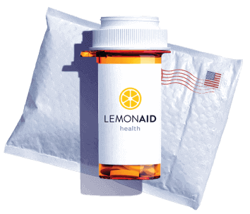 delivered envelope with lemonaid pills bottle
