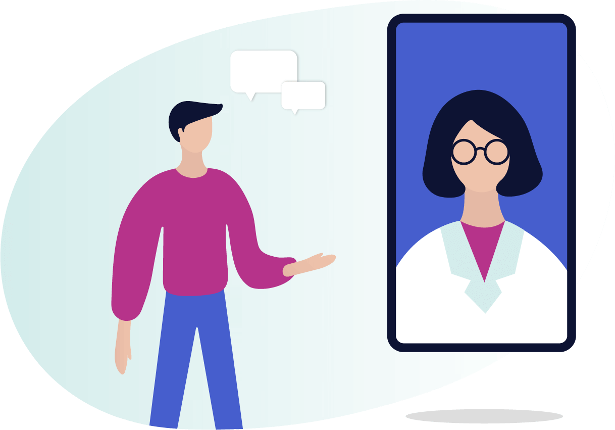 Online video consultaion with doctor