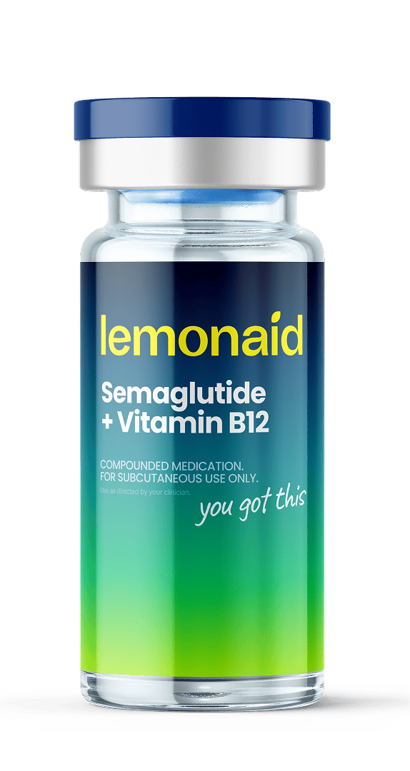 Lemonaid Health Semaglutide + Vitamin B12 vial